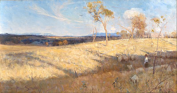 Arthur Streeton's Golden Summer, Eaglemont, 1889